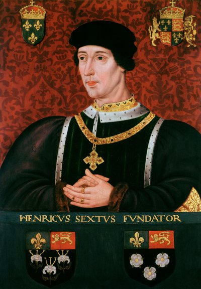 イギリスのヘンリー6世の肖像（1421-71） 作： François Clouet