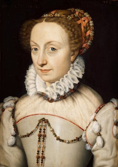 ナバラのジャンヌ 3 世の肖像 1528 年から 1572 年、1570 年。 作： François Clouet