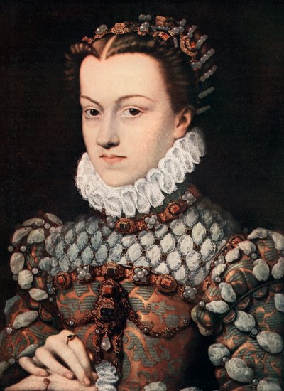 オーストリアのエリザベス王女、c1571 1910。 作： François Clouet