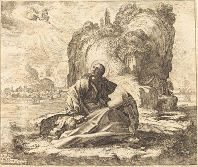 パトモス島のセントジョン 作： François Collignon after Jacques Callot