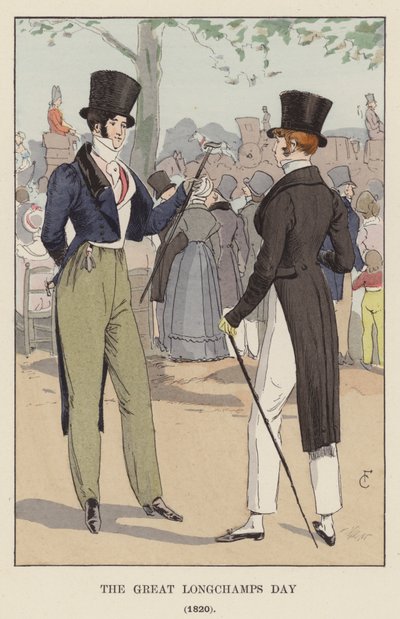 1820年の大ロンシャンデー 作： François Courboin