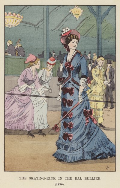バルブリアのスケートリンク、1876 作： François Courboin