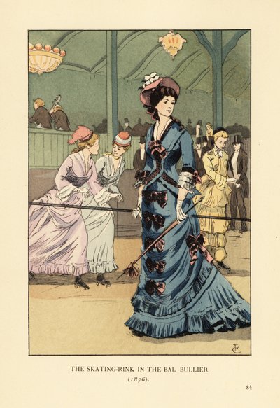 1876年、バル・ブリエのスケートリンク 作： François Courboin