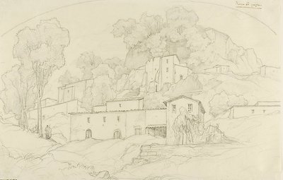 教皇の岩 作： François Edouard Bertin