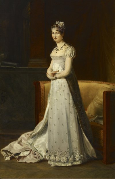 ステファニー・ド・ボーアルネの肖像（1789年-1860年） 作： フランソワ・ジェラール