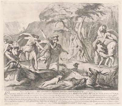1743年の中国のためのSeconda Macchina：ロイヤルハント 作： François Hutin