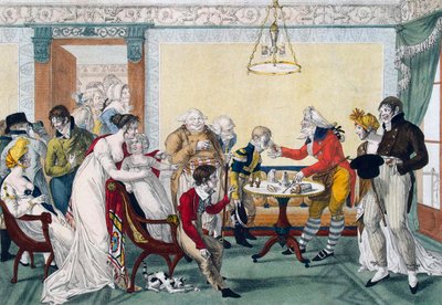 カード ゲーム、19 世紀の第 1 四半期。 作： François Joseph Bosio Baron