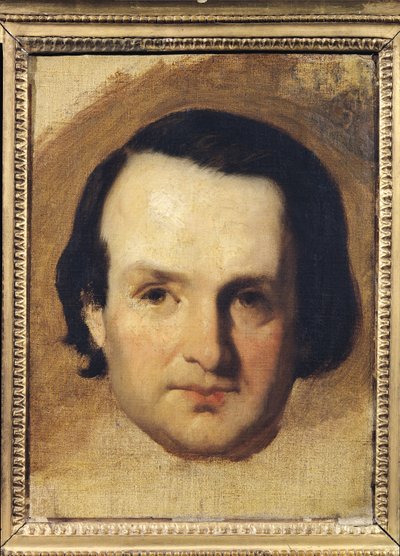 ヴィクトルユーゴーの肖像画の研究（1802-85）c.1836 作： François Joseph Heim