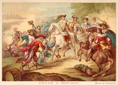 ロクロイの戦いでのグランドコンデ、1643年（クロモリト） 作： François Joseph Heim