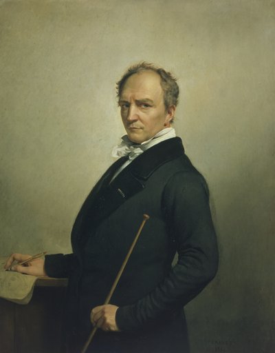 自画像（キャンバスに油彩） 作： François Joseph Navez