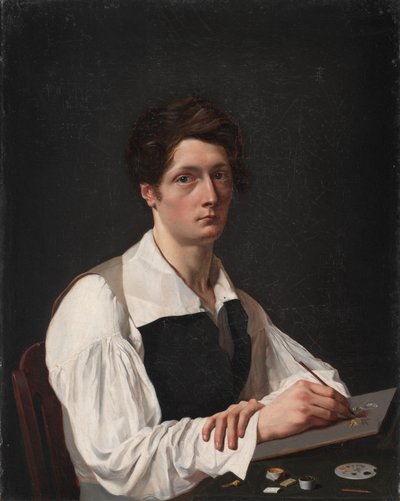 自画像、1824 作： François LePage