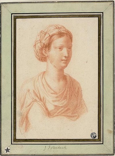 ターバンを巻いた女性の胸像 作： François Le Moyne