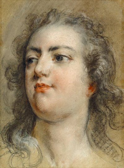 ルイ15世の頭部 作： François Le Moyne