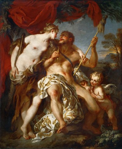 ヘラクレスとオンファレ 作： François Le Moyne