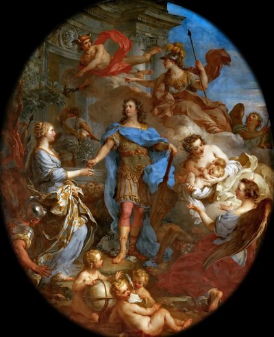 ヨーロッパに平和をもたらすルイ15世 作： François Le Moyne