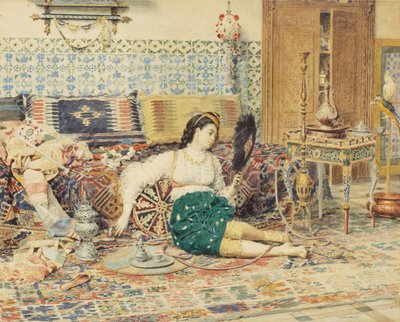 美しい東洋人 作： François Marie Firmin Girard
