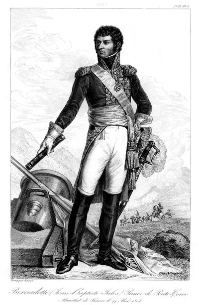 チャールズXIVジョンオブスウェーデン1763-1844、スウェーデン国王、1839年。 作： François Pigeot