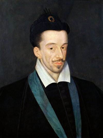 肖像画のアンリIII 作： François Quesnel