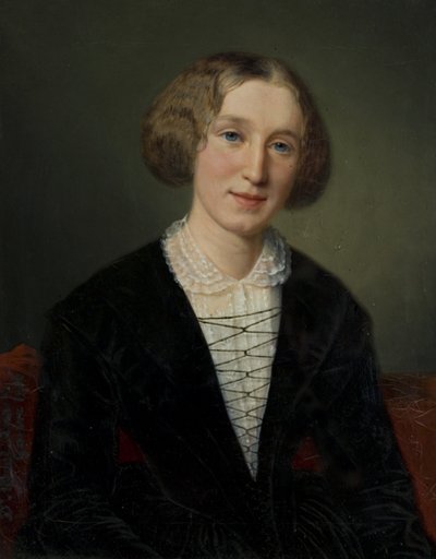 ジョージ・エリオット、メアリー・アン・エヴァンス、1880-81 作： François d Albert Durade