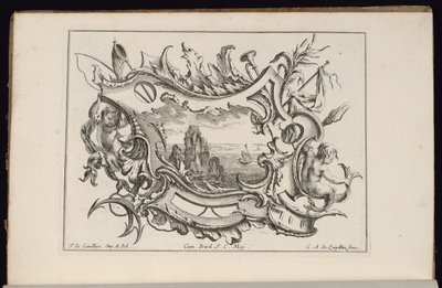 若いトリトンのカートリッジ、不規則なカートリッジの本 作： François de Cuvilliés the Elder