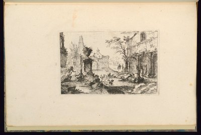廃墟のある景観のデザイン 作： François de Cuvilliés the younger