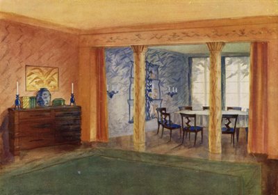 リビングとダイニングルーム（カラーリソ） 作： Frans Arnold Breuhaus de Groot