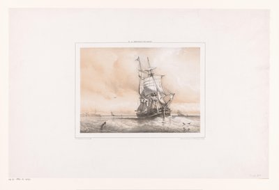 海のツーマスター 作： Frans Arnold Breuhaus de Groot