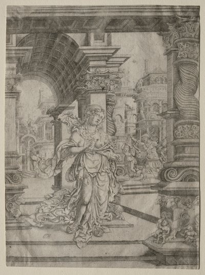 ルクレティアの死 作： Frans Crabbe van Esplegem