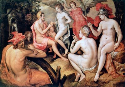 パリの判決、c1550 作： Frans Floris