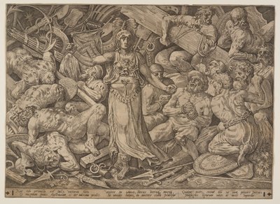 捕虜と戦利品に囲まれたヴィクトリア 作： Frans Floris I