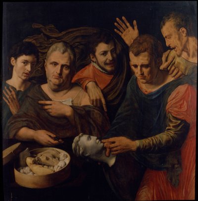 Frans Floris と Willem Key の肖像画、Titus、Caligula、Vitellius、1537 年。 作： Frans Floris the Elder