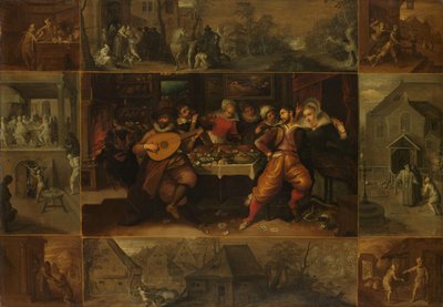 放蕩息子のたとえ話 作： Frans Francken (II)
