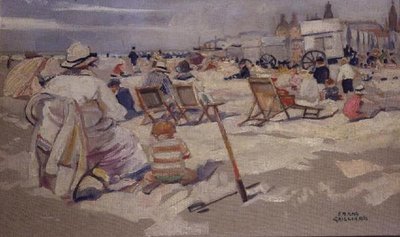 A Day by the Sea（油彩・キャンバス） 作： Frans Gaillard