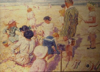 In The Sunshine」（油彩・キャンバス 作： Frans Gaillard
