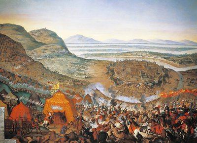 オーストリア、ウィーン、7 月 16 日のトルコ軍のウィーン包囲戦 作： Frans Geffels