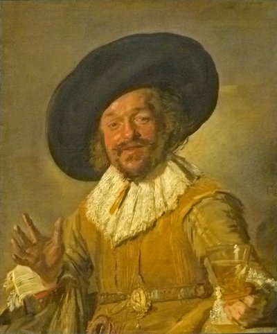 陽気な酒飲み」として知られるベルケマイヤーを持つ民兵 作： フランス・ハルス