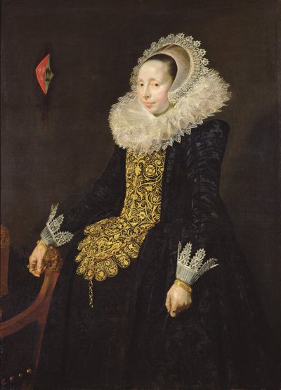 Catarina Both van der Eem、c。1619-20 作： Frans Hals