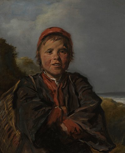 フィッシャーボーイ（キャンバスに油彩） 作： Frans Hals