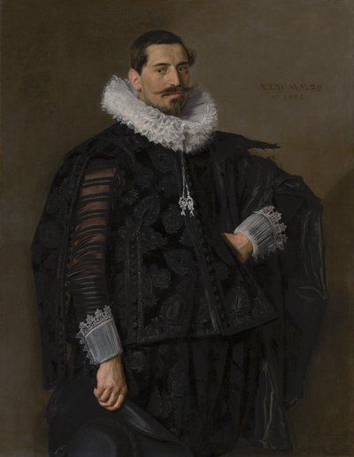 ジェイコブオリカンの肖像、1625年 作： Frans Hals