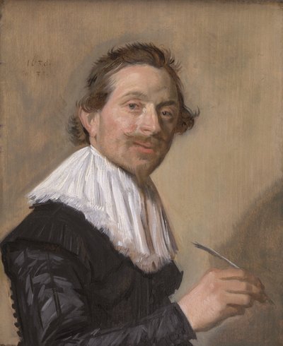 33歳のジャン・ド・ラ・シャンブルの肖像 作： Frans Hals