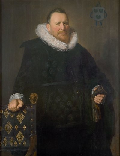 ニコラエス・ウーテルス・ファン・デル・メール（1574-1637）の肖像 作： フランス・ハルス