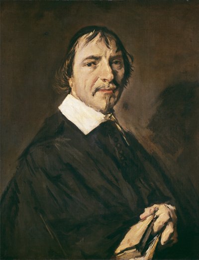 ライデン大学教授ハーマンランゲリウス牧師の肖像、1660年頃 作： Frans Hals