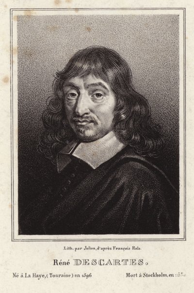 ルネ・デカルトの肖像 作： Frans Hals