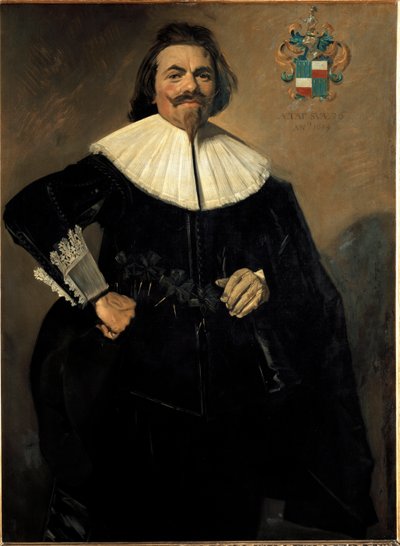 オランダ人貿易商ティーレマン・ルースタマンの肖像（絵画 作： Frans Hals