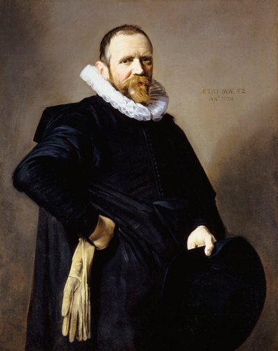 紳士の肖像 作： Frans Hals
