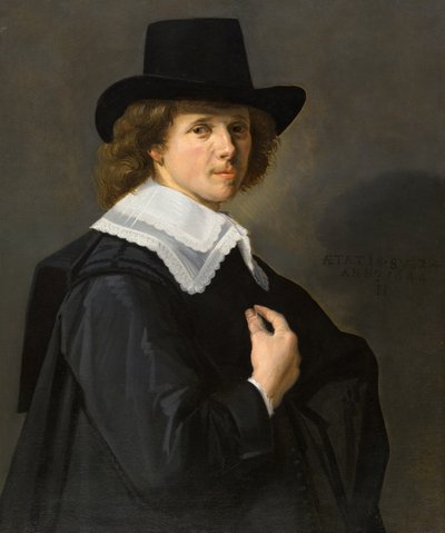 紳士の肖像、1644年 作： Frans Hals
