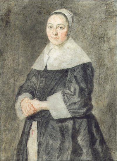 女性の肖像 作： Frans Hals