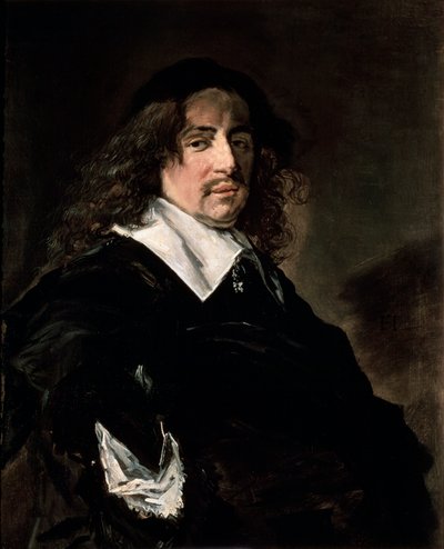 1660年以前の男の肖像。 作： Frans Hals