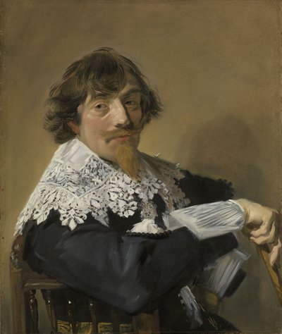 男の肖像、1635年頃 作： Frans Hals
