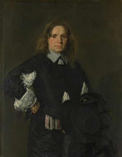 男の肖像、1650年代初頭。 作： Frans Hals